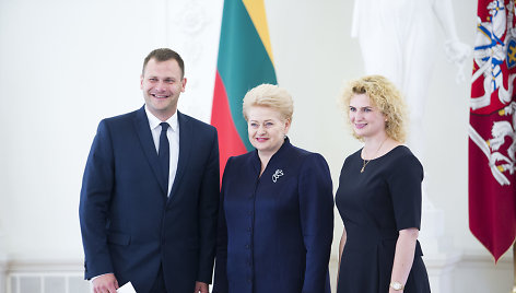 Mindaugas Bilius ir Dalia Grybauskaitė