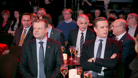 Saulius Skvernelis ir Gabrielius Landsbergis