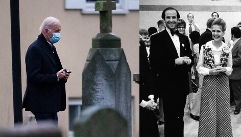 Joe Bidenas paminėjo žmonos ir dukters gyvybes nusine&scaron;usios avarijos metines
