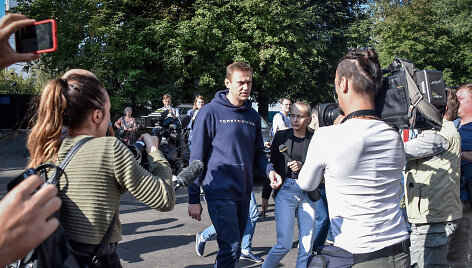 Aleksejus Navalnas: svarbu ne demonstracijų dydis, o tai, už ką balsuojama