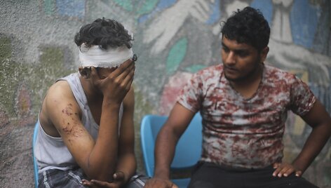 Palestiniečiai gedi savo artimųjų