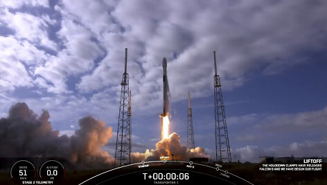&bdquo;SpaceX&ldquo; misijos, pavadintos &bdquo;Transporter-1&ldquo;, startas