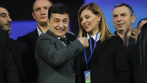 Volodymyras Zelenskis ir Olena Zelenska