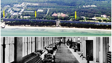 Prora &ndash; buvęs nacių kurortas; ir Netley ligoninė Anglijoje