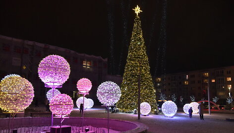 &Scaron;alčininkų Kalėdų eglė