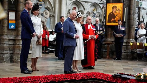 Pergalės dienos Europoje minėjimas Britanijoje / JORDAN PETTITT / AFP