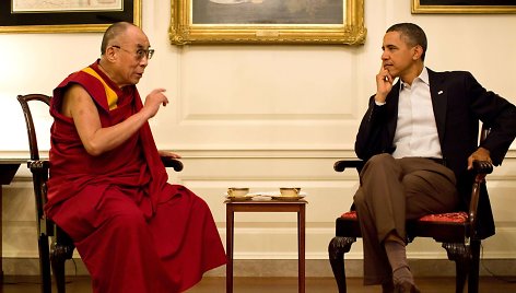 Dalai Lama ir Barackas Obama 2011 m.