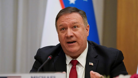 Mike'as Pompeo Taškente