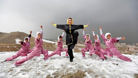 Afganistanietės &ndash; &Scaron;aolino kung fu kovotojos
