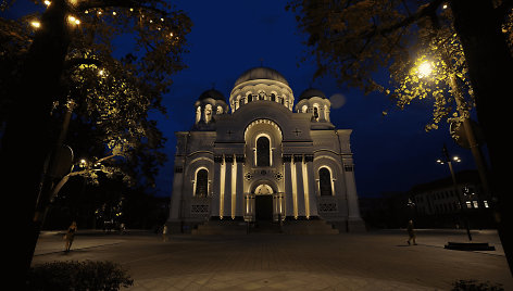 Kauno soboro apšvietimas