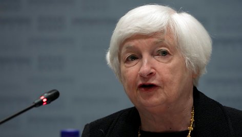 JAV iždo sekretorė Janet Yellen