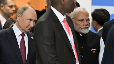 Vladimiras Putinas ir Narendra Modi