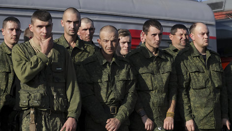 Ukrainos žvalgyba: Rusija uždraudė iš šalies išvykti karo prievolininkams