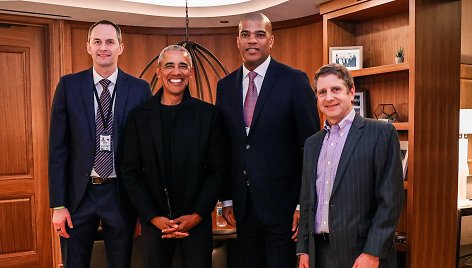 Artūras Karnišovas susitiko su Baracku Obama