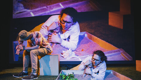 Nacionalinio Kauno dramos teatro spektaklis &bdquo;Pasaulio bamba&ldquo;