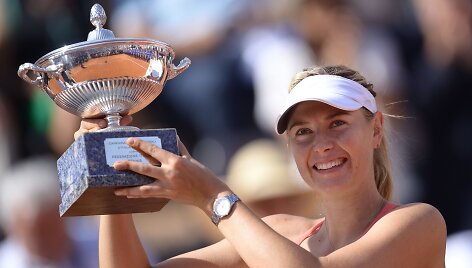 Marija &Scaron;arapova trečią kartą karjeroje tapo Romos turnyro čempione