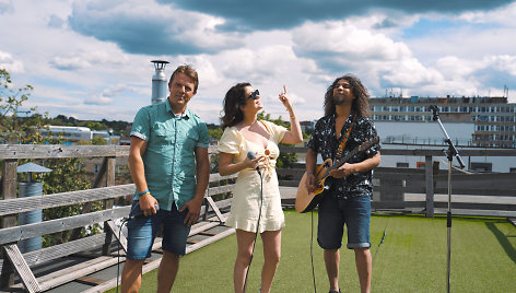 „Skamp“ dainos „Summertime“ 25 metų sukakties proga – pasirodymas ant stogo