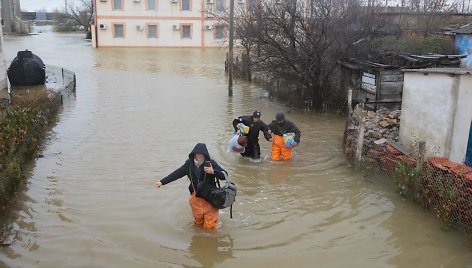 Potvynis Krymo pusiasalyje