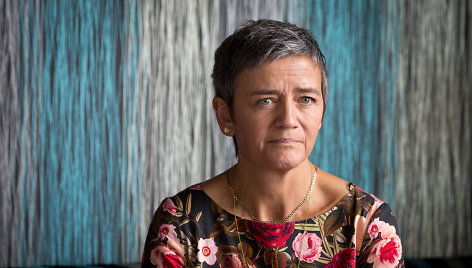 Eurokomisarė Margrethe Vestager