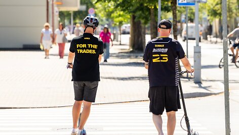 Paspirtukininkai Palangoje