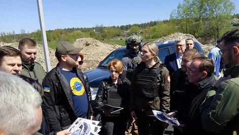 Agnė Bilotaitė lankosi Kyjive