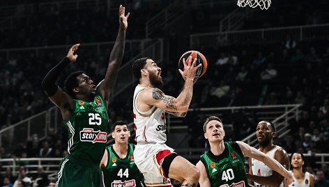 Mike'as Jamesas prieš „Panathinaikos“ gynybą