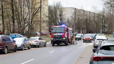 Sprogimas Dzūkų gatvėje