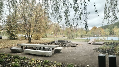 Menininkai kviečia į svetainę-virtuvę po atviru dangumi