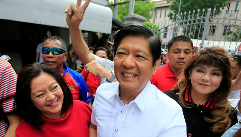 JAV ir Kinija sveikina F.Marcosą jaunesnįjį laimėjus Filipinų prezidento rinkimus