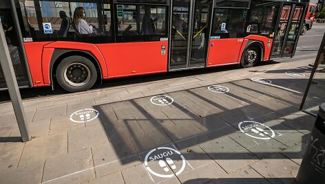 Autobusų stotelė Vilniuje