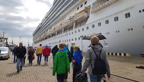 Uostamiestyje vieši didžiulis kruizinis laivas „Costa Pacifica“