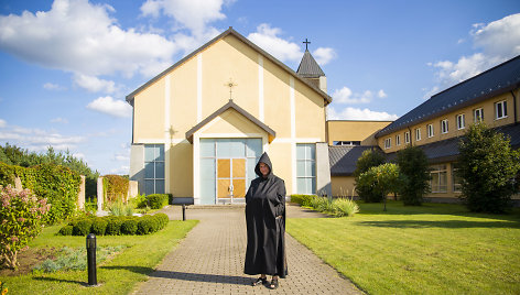 Palendrių Šv. Benedikto vienuolyno akimirka