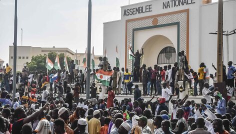 Protestuotojai Nigeryje