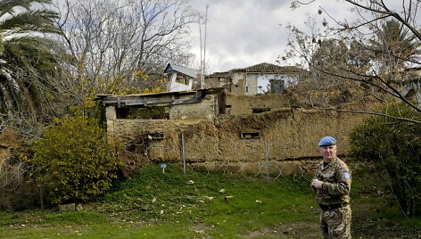 Apleista Jungtinių Tautų valdoma buferinė zona Kipre