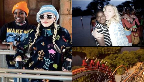 Madonna ir jos dukra Mercy
