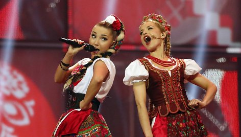 Lenkijos atstovės „Eurovizijoje“ 2014 metais „Donatan & Cleo“