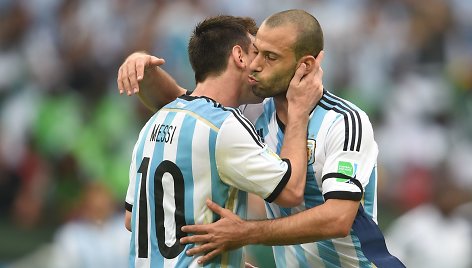 Lionelis Messi ir Javieras Mascherano