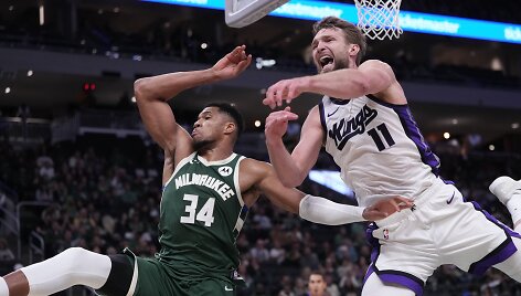 Giannis Antetokounmpo ir Domantas Sabonis