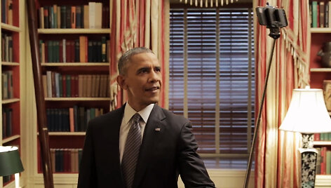 JAV prezidentas Barackas Obama darosi asmeninukę