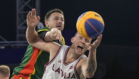 Lietuvos ir Latvijos 3x3 krep&scaron;ininkai
