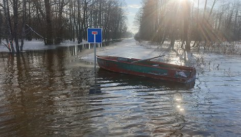 Potvynis Šilutės rajone