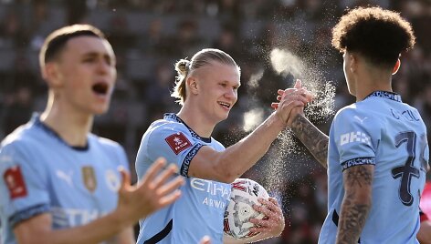 &bdquo;Manchester City&ldquo; futbolininkai