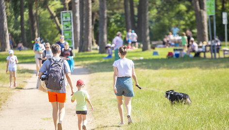 Sekmadienis Valakampių I paplūdimyje