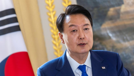 Pietų Korėjos prezidentas Yoon Suk-yeolas