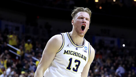 Ignas Brazdeikis NCAA atkrintamosiose varžybose.