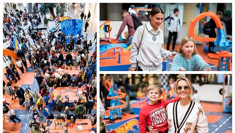 „Vilnius Outlet“ – nemokama „Hot Wheels“ žaidimų erdvė, kokios Lietuvoje dar nebuvo