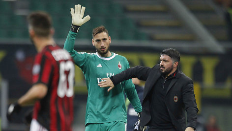  Gennaro Gattuso ir Gianluigi Donnarumma 