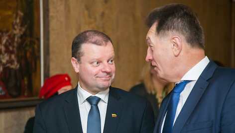 Saulius Skvernelis ir Algridas Butkevičius