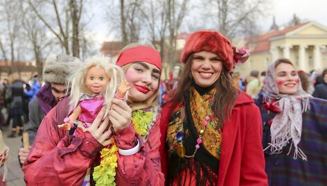Užgavėnių &scaron;ventė S.Daukanto aik&scaron;tėje