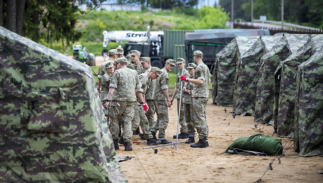 Pabradėje statotmas palapinių miestelis nelegaliems migrantams